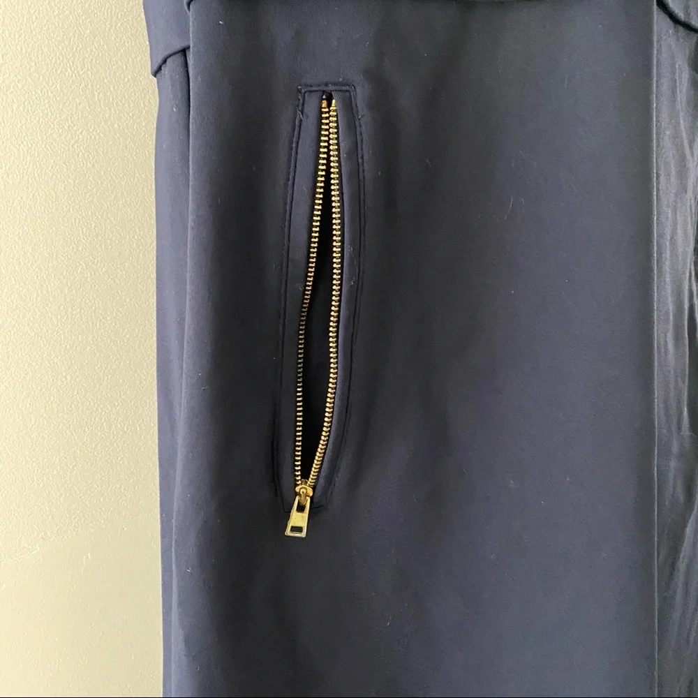 Cynthia Rowley navy blue shift dress dark academia 🫡 - Picture 3 of 7
